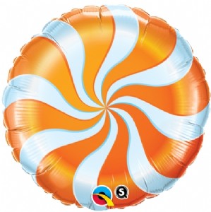18"圓形-橘糖果(Q50981) NEW!!!